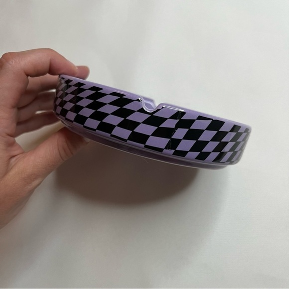 Urban Outfitters Blaze Day Disco Ball Smiley Face Retro Checkerboard Ashtray NWT - Picture 6 of 16